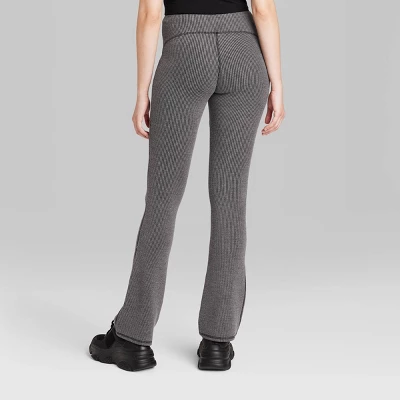 Women's Ribbed Flare Leggings - Wild Fable⢠- Image 2