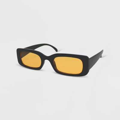 Women's Solid Plastic Rectangle Sunglasses - Wild Fableā¢