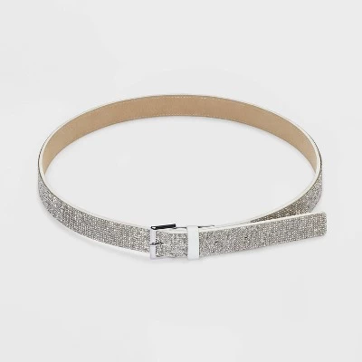 Women's Rhinestone Belt - Wild Fable⢠White - Image 2