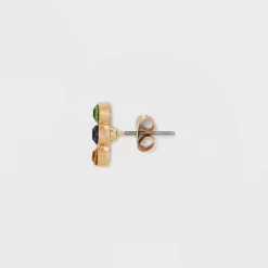 Retro Floral And Heart Icon Stud Earring Set 30pc - Wild Fable™