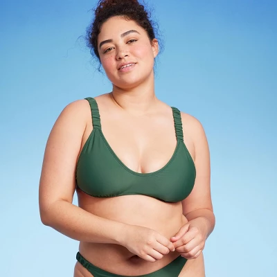 Women's Scrunchie Strap Detail Bralette Bikini Top - Wild Fable⢠- Image 7