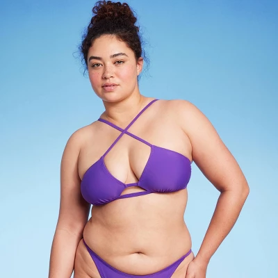 Women's Cut Out Cross Front Bralette Bikini Top - Wild Fable⢠- Image 10