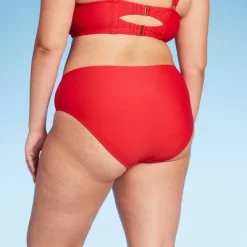 Women's Medium Coverage Bikini Bottom - Wild Fable⢠Red