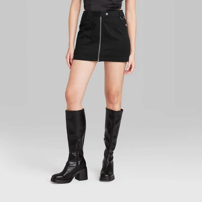 Women's Cargo Utility A-Line Mini Skirt - Wild Fableā¢