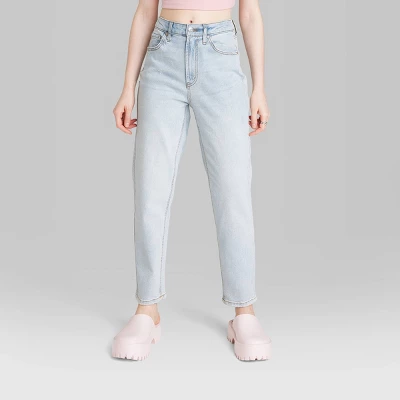 Women's Super-High Rise Tapered Jeans - Wild Fable⢠Light Wash