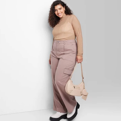 Women's Rhinestone Mesh Mock Turtleneck Top - Wild Fable⢠- Image 5