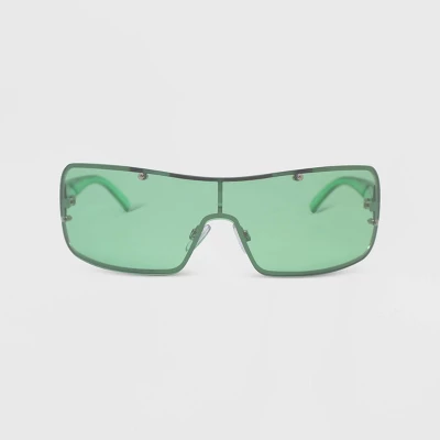 Women's Rimless Wrap Shield Sunglasses - Wild Fable⢠- Image 4