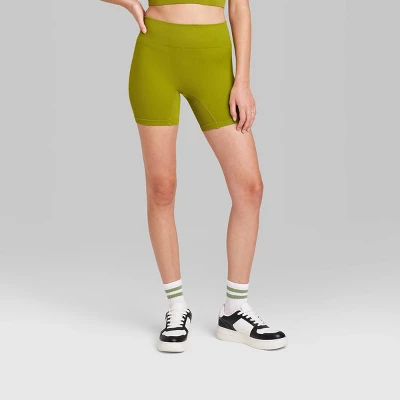 Women's High-Rise Seamless Bike Shorts - Wild Fableā¢