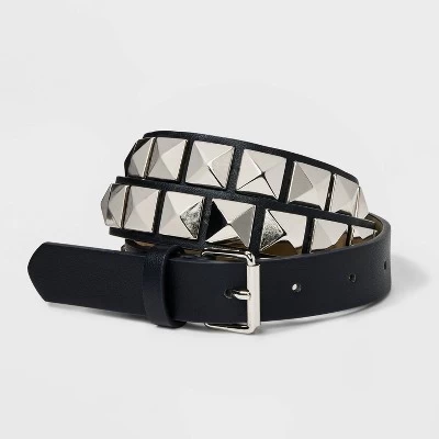 Women's Studded Belt - Wild Fable⢠Black - Image 3