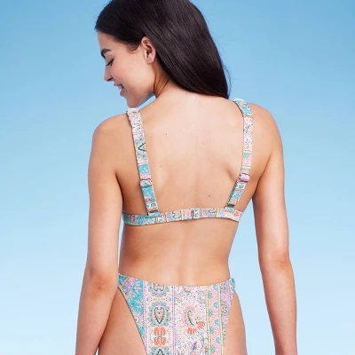 Women's Scrunchie Strap Detail Bralette Bikini Top - Wild Fableā¢