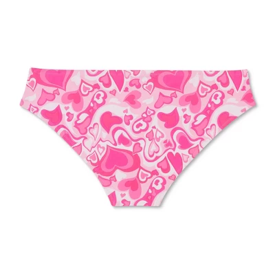 Women's Cheeky Bikini Bottom - Wild Fable⢠Pink Heart Print - Image 6