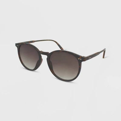 Women's Plastic Round Sunglasses - Wild Fable⢠Brown