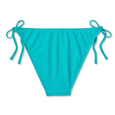 Women's Side-Tie Cheeky Bikini Bottom - Wild Fable⢠Green - Image 6