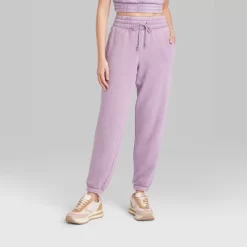 Women's High-Rise Tapered Joggers - Wild Fable™