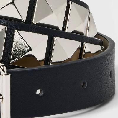 Women's Studded Belt - Wild Fable⢠Black - Image 2