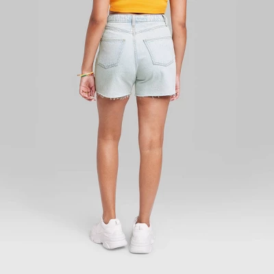 Women's High-Rise Cutoff Midi Jean Shorts - Wild Fable⢠- Image 3