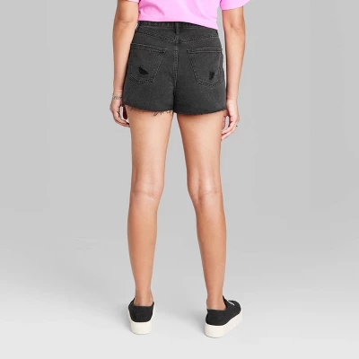 Women's High-Rise Cutoff Jean Shorts - Wild Fable⢠- Image 2