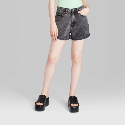 Women's Super-High Rise Rolled Cuff Jean Shorts - Wild Fableā¢