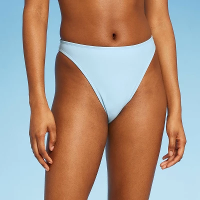 Women's Mid-Waist Extra High Leg Cheeky Bikini Bottom - Wild Fable⢠- Image 7