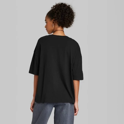 Women's Short Sleeve Relaxed Fit V-Neck T-Shirt - Wild Fable⢠- Image 2