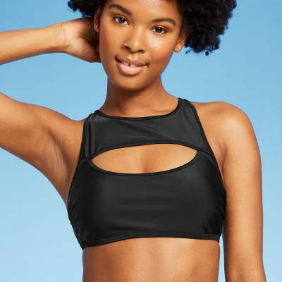 Women's Cut Out High Neck Bikini Top - Wild Fable⢠- Image 7