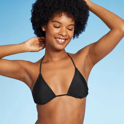 Women's Thin Strap Triangle Bikini Top - Wild Fable⢠- Image 2