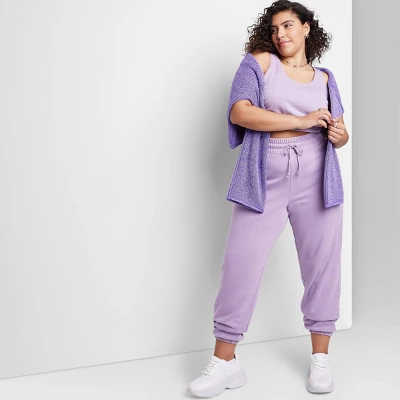 Women's High-Rise Tapered Joggers - Wild Fable⢠- Image 3