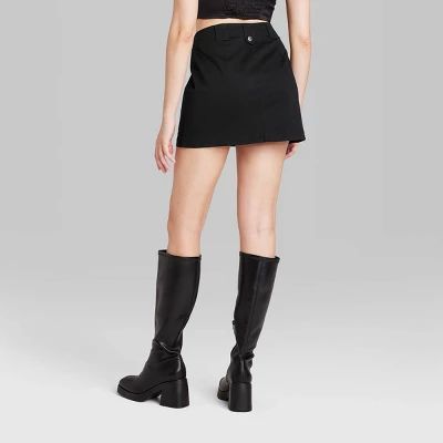 Women's Cargo Utility A-Line Mini Skirt - Wild Fable⢠- Image 2