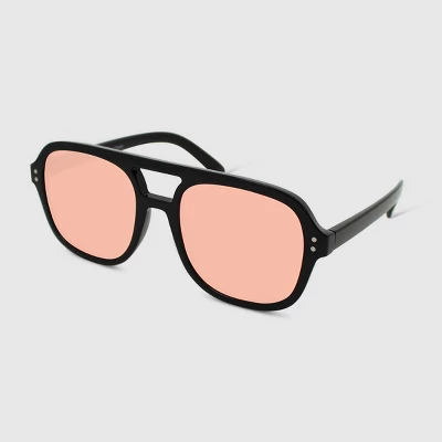 Women's Plastic Aviator Sunglasses - Wild Fable⢠Black